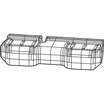 Mopar 7GH32TX7AB COVER-REAR SEAT CUSHION