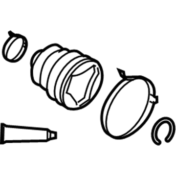 Lexus 04438-50020 Boot Kit, Front Drive Shaft