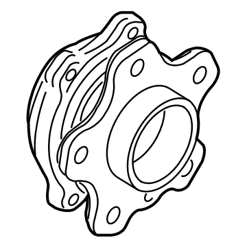 BMW 33-40-8-098-969 WHEEL HUB WITH BEARING, REAR