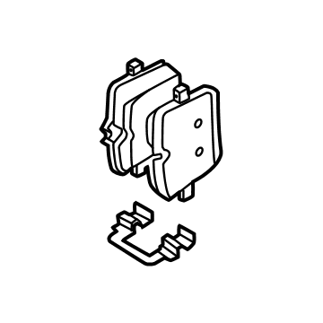 BMW 34-21-7-991-043 Disc Brake Pad Repair Kit