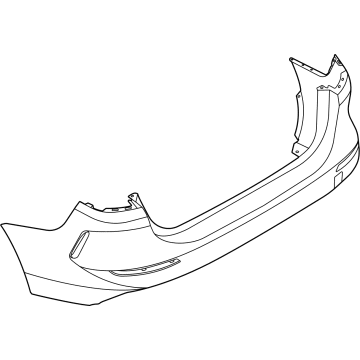 BMW 51-12-9-464-154 BUMPER TRIM PANEL, PRIMED, R