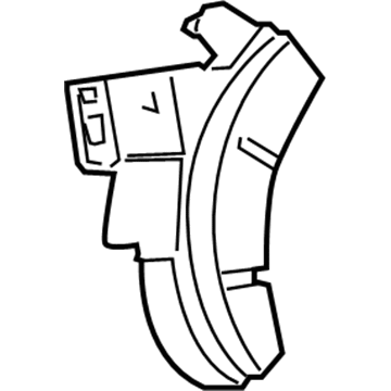Toyota 84258-08020-E1 Radio Switch Blank Cover