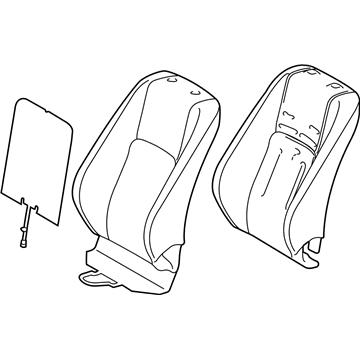 Lexus 71401-53020-B6 Back Sub-Assembly, Front Seat
