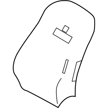 Lexus 71587-53011 Protector, Front Seat B
