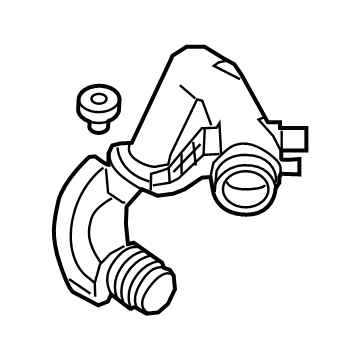 Ford GD9Z-9R530-A Air Duct