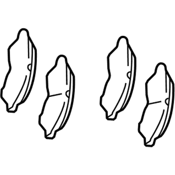Toyota 04465-08030 Front Pads