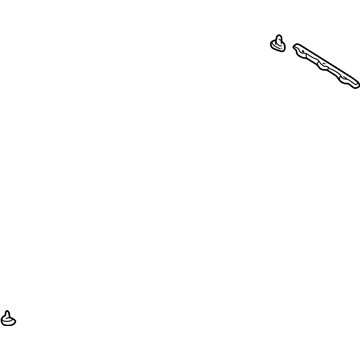 Lexus 52579-33050 Retainer, Rear Bumper Side, No.3 RH