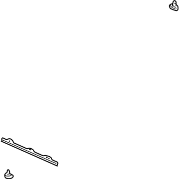 Lexus 52589-33040 Retainer, Rear Bumper Side, No.3 LH