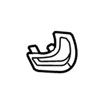 GM 22737686 Seat Belt Bezel
