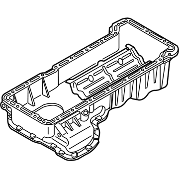 GM 98005474 Upper Oil Pan