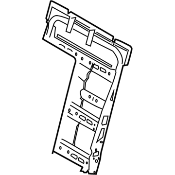 Kia 893402J801J7 Frame Assembly-3RD Seat Back