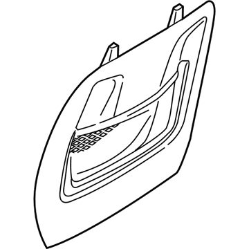 BMW 52-10-8-058-319 Rear Panel, Left