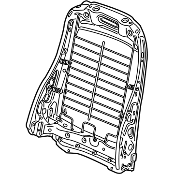 BMW 52-10-8-054-046 Backrest Frame Electrical. Fa