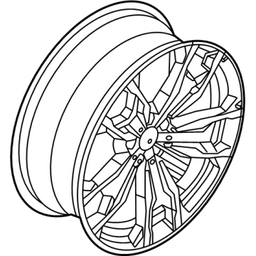 BMW 36-10-8-073-791 Disc Wheel, Light Alloy, Orbitgrey