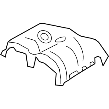 BMW 11-65-7-843-159 Heat Protection, Top
