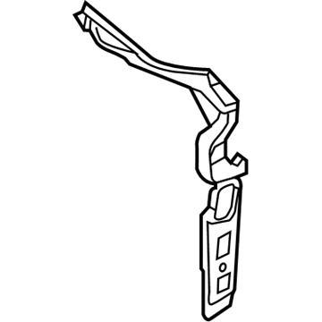 Hyundai 71510-B8000 Extension Assembly-Quarter Outer Rear LH