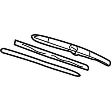 GM 88969934 Blade, Rear Window Wiper