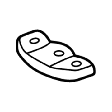 Lexus 58315-24020 Panel, Rear Floor, Front
