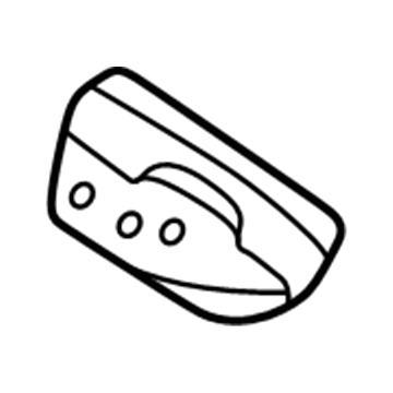 Lexus 57806-24900 Reinforcement Sub-Assy, Belt Anchor, LH