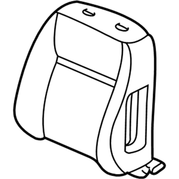 Honda 81522-S5D-A61 Pad Assy., L. FR. Seat-Back