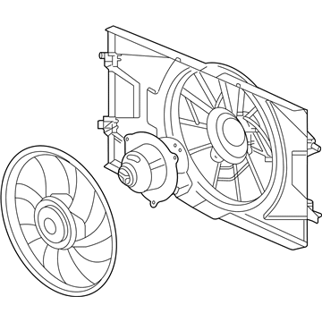 GM 15849644 Fan Shroud