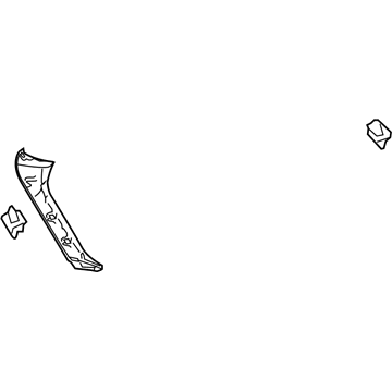 Lexus 64792-0E020-A0 Cover, Back Door Trim, LH