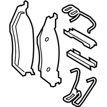 Ford DC3Z-2001-J KIT - BRAKE LINING