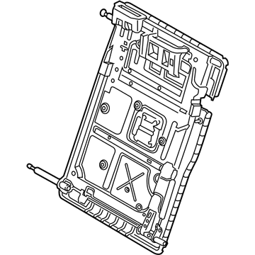 BMW 52-20-7-399-215 FRAME, BACKREST LEFT