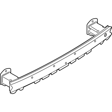 BMW 51-12-7-387-335 Carrier, Bumper Rear