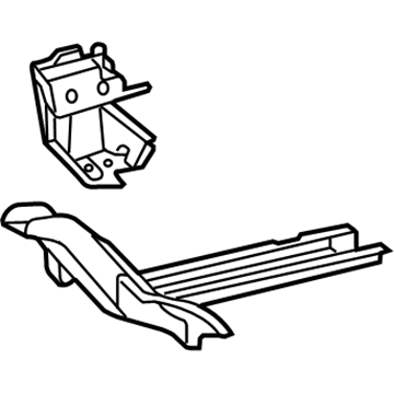 Lexus 57017-33040 Reinforcement Sub-Assy, Front Side Member, LH