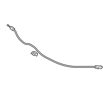 Honda 74131-TBA-A01 Wire Assy, Hood FR