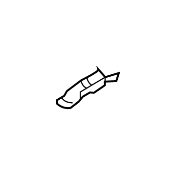 Infiniti 20511-JK00A INSULATOR-Heat, Exhaust Tube Front Lower