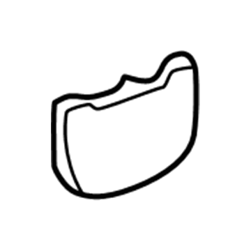 Honda 84613-S10-003ZA Lid, Side Pocket *NH293L* (SEAGULL GRAY)