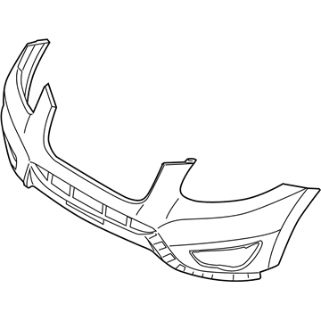 Hyundai 86511-0W700 Front Bumper Cover