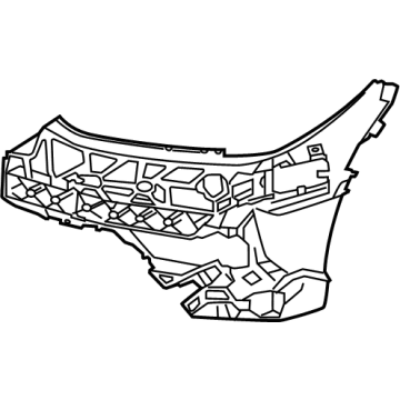 BMW 51-11-7-451-299 SUPPORT, FOG LAMP LEFT