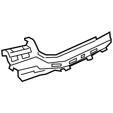BMW 51-12-8-074-697 MOUNT FOR BUMPER, LEFT REAR