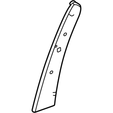 Nissan 82292-9BU0A COVER-REAR DOOR CORNER, INNER RH
