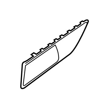 BMW 51-42-7-398-879 Trim, Speaker, Metal, Rear Left