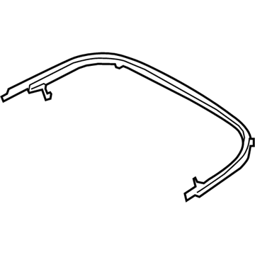 BMW 54-34-7-434-516 GASKET, FOLDING TOP REAR