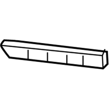 Infiniti 85220-4GA0A Bracket-Rear Bumper Side, RH