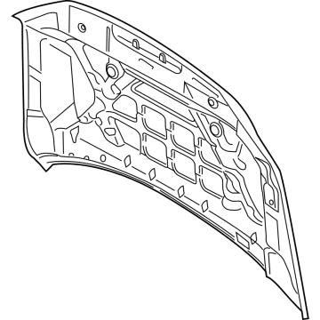 Ford ML3Z-16612-E HOOD ASY