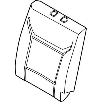 Ford ML3Z-1866600-GC COVER ASY - REAR SEAT BACK