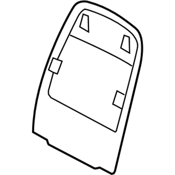 BMW 52-10-9-176-163 Rear Panel With Net Bag