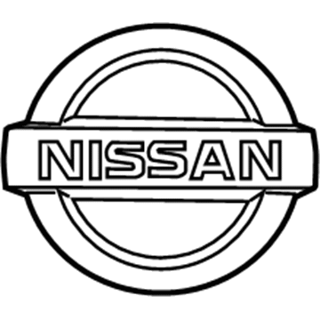 Nissan 84890-JM00A Rear Emblem