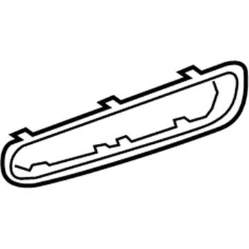 BMW 51-12-7-260-591 Frame, Rear Fog Light, Left