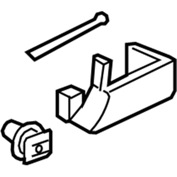 Lexus 76901-78010 MUDGUARD Sub-Assembly, Front Fender