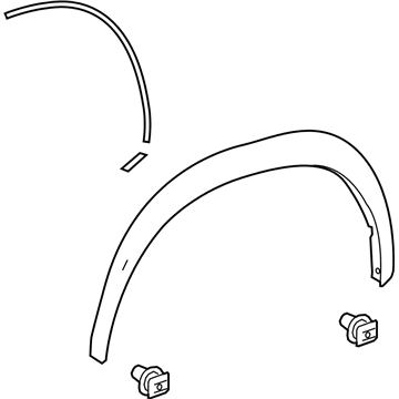 Lexus 75601-78010 MOULDING Sub-Assembly, Front