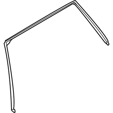 BMW 51-76-7-208-591 Gasket, Door Joint, Roof, Door Rear Left