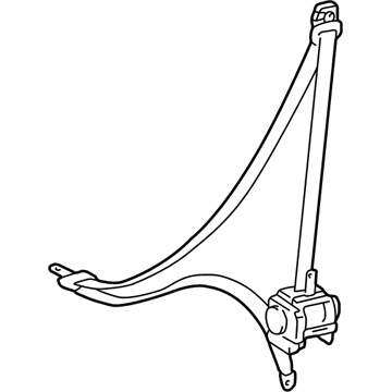 Toyota 73220-47020-B0 Belt & Retractor