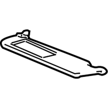Hyundai 85220-0W610-J4 Sun Visor Assembly, Right